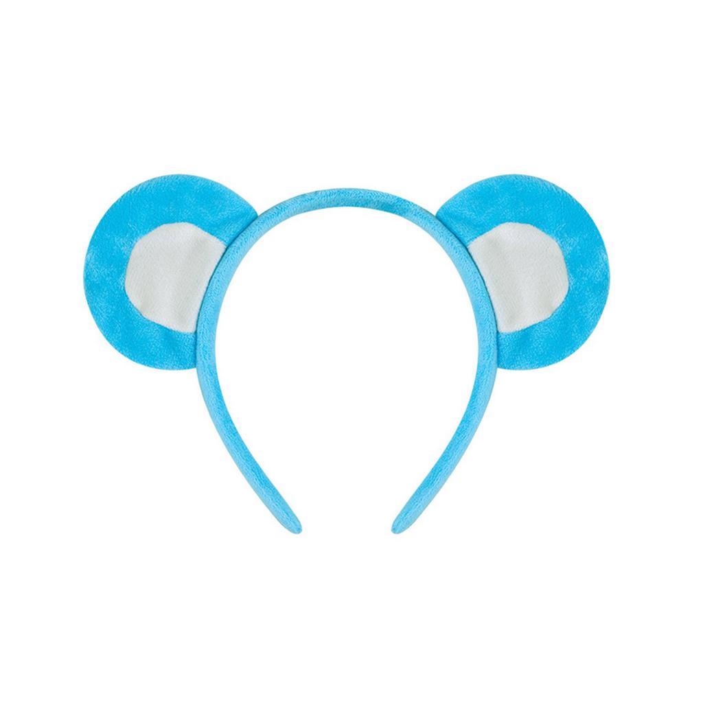 Cartoon Bear Ears Headband Bows Tie Mini Skirt Fashionable Soft Fabric Hair Accessory for Women and Kids