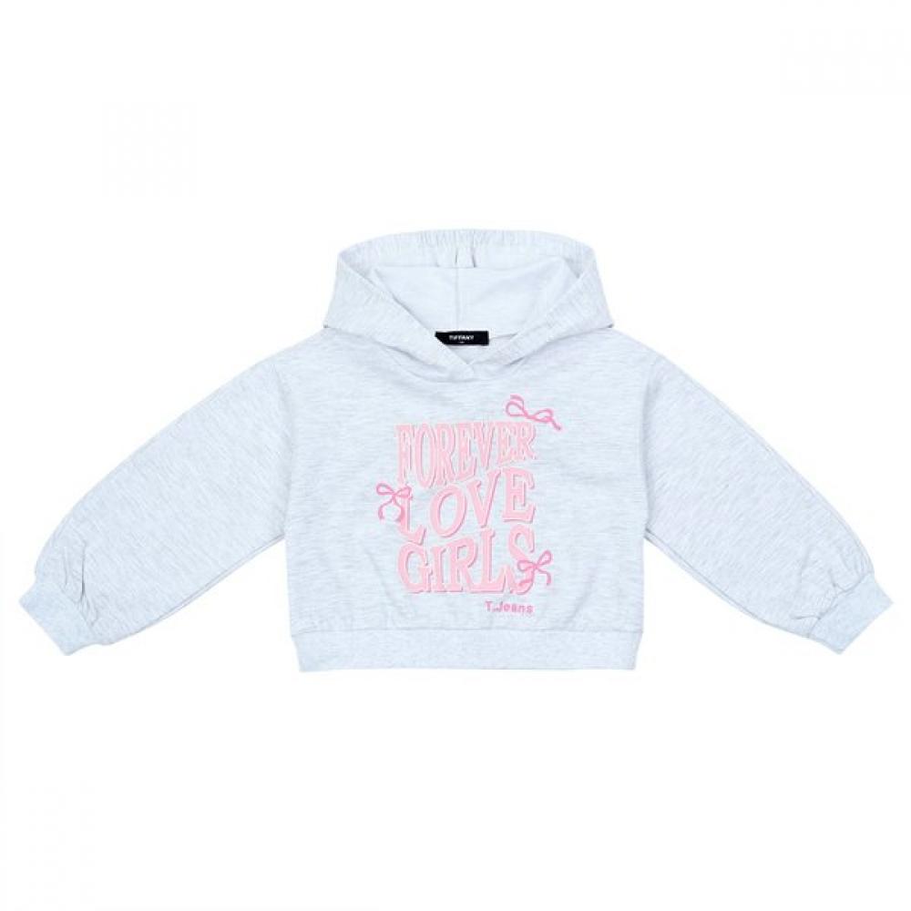 Tiffany Light Melange Hoodie T51kct030 light gray/130