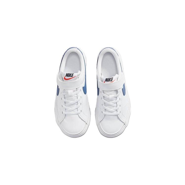 (PS) Nike Court Legacy 'White Mystic Navy' Kids' DA5381-113