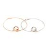 Nicoiro Pair Bracelet Eternal Love NOPB2 (Simple No Engraving Type (Silver Pink Gold) S925)
