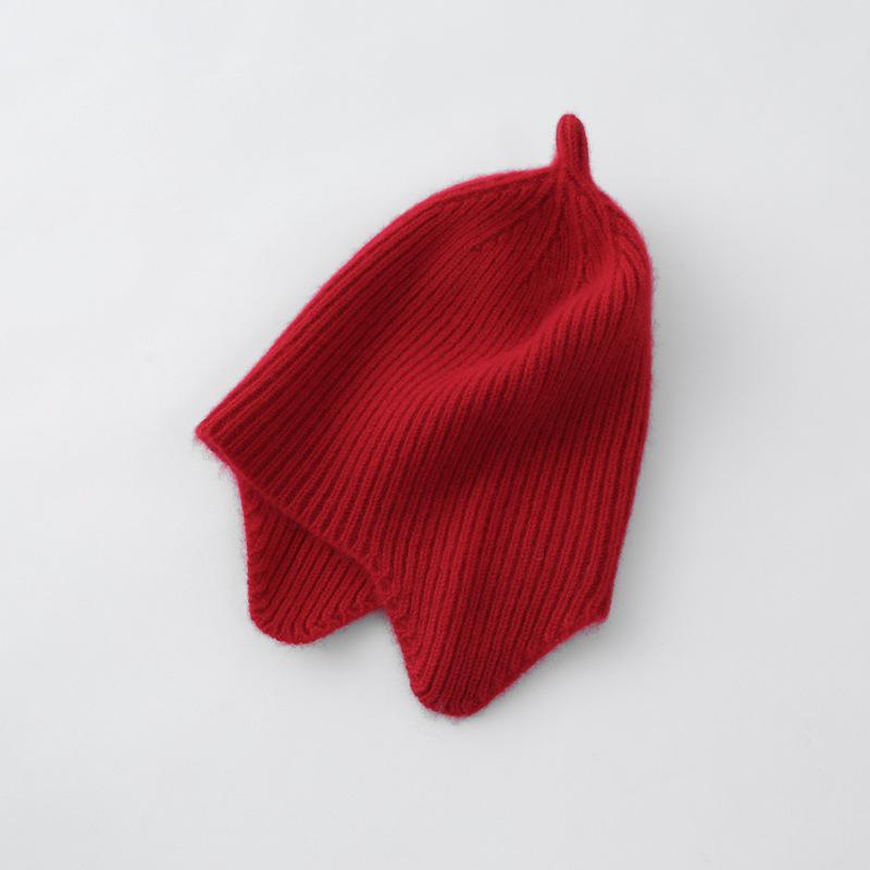 Unisex Cashmere Kids' Knit Hat with Ear Protection - Super Cute & Warm for Autumn/Winter