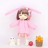 Rabbit Frog Doll Raincoat Windproof Clothing Doll Animal Raincoat Cute OB11 Doll Clothes  Obitsu 11