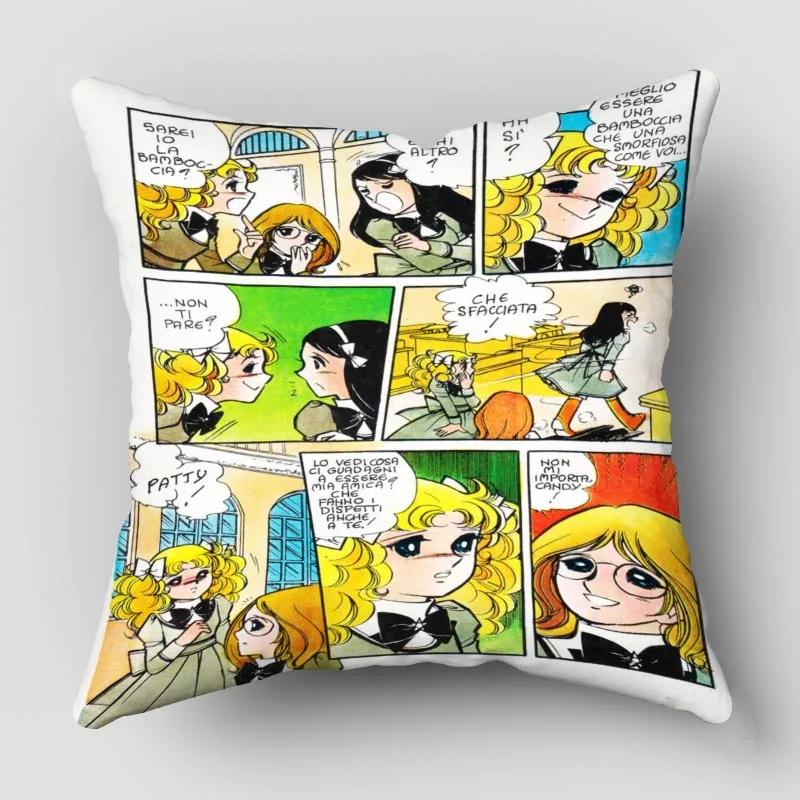 Candy Candy Kissenbezug Kissenbezug zum Anpassen Modernes Zuhause Dekokissenbezug für Wohnzimmer 45x45cm