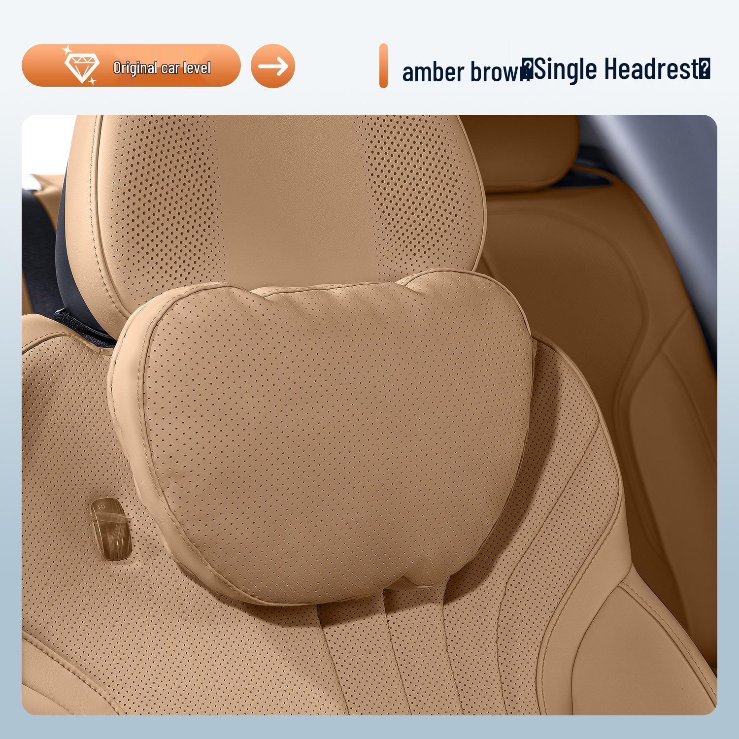 Luxeed R7 Headrest & Lumbar Support Pillow - Comfort & Protection for Waist & Neck.