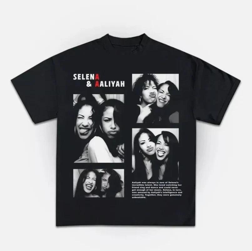 Selena & Aaliyah Forever Photo Booth Retro Shirt, Fan Gift