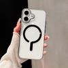 For iPhone 16 Case Compatible with MagSafe Protective TPU+PC Phone Cover