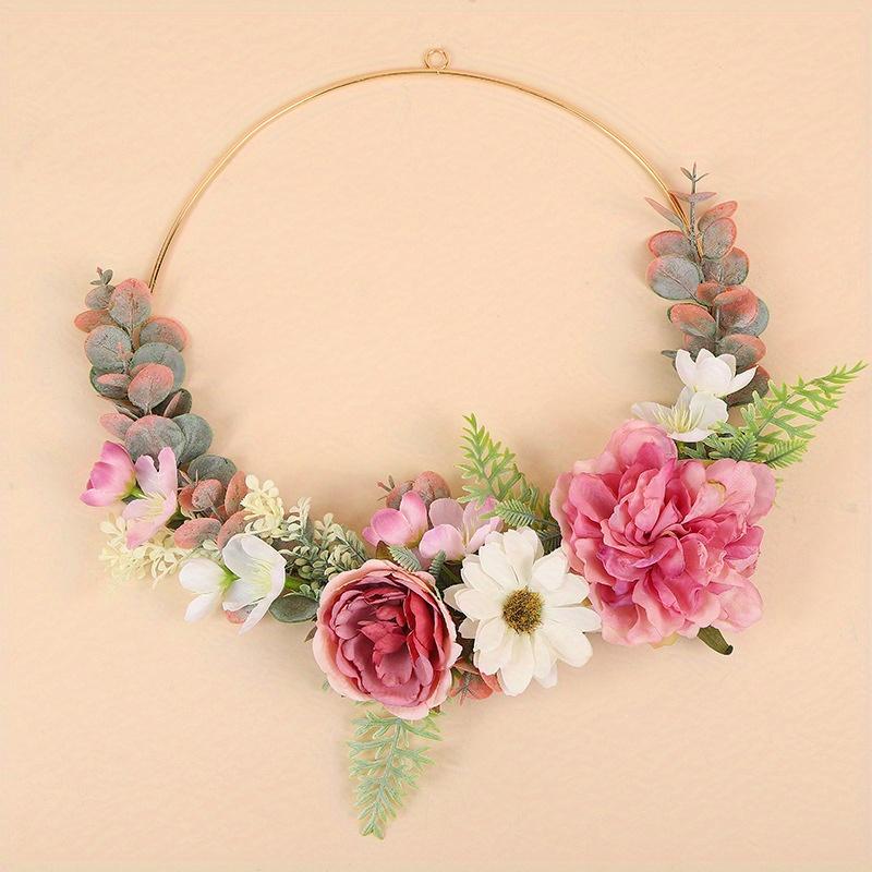 1Pc Simulation Artificial Flower Bud Green Plant Wedding Handheld Wreath, for Wedding Dress Accessories