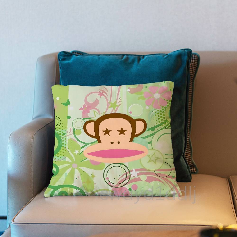 PPaul Monkey FFrank Pillow Case Cover Square Sofa With For Pattern Comfortable Cushion suitable Of Room