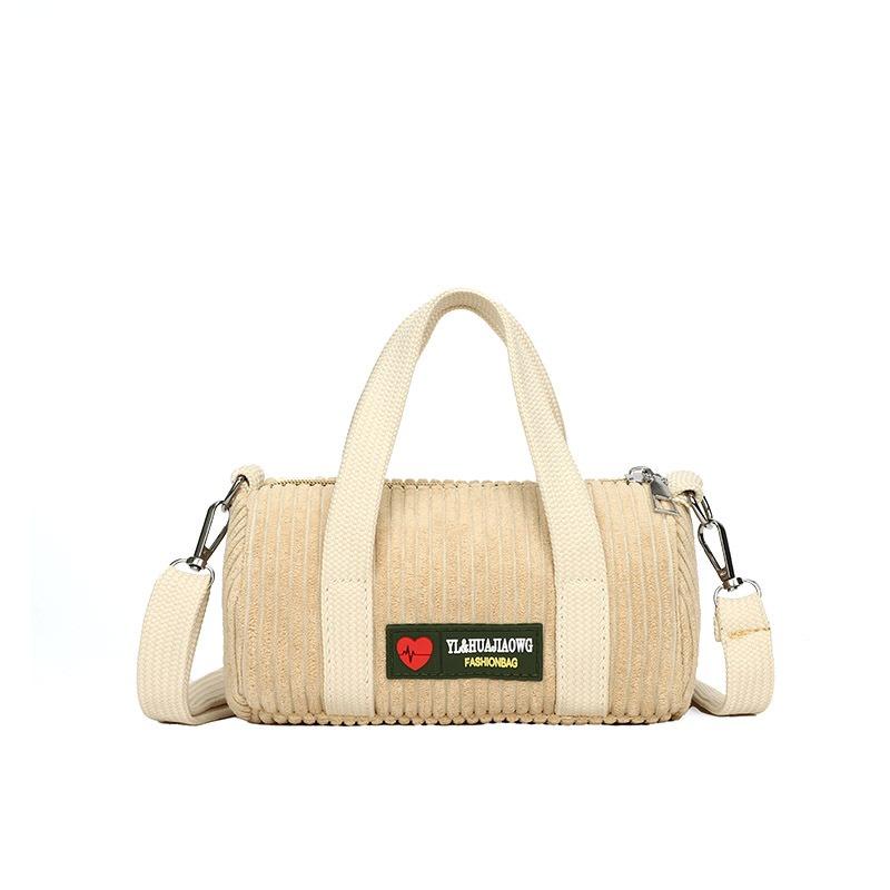 Women's Bag New Corduroy Handbag Sweet Fashion Shoulder Messenger Bag