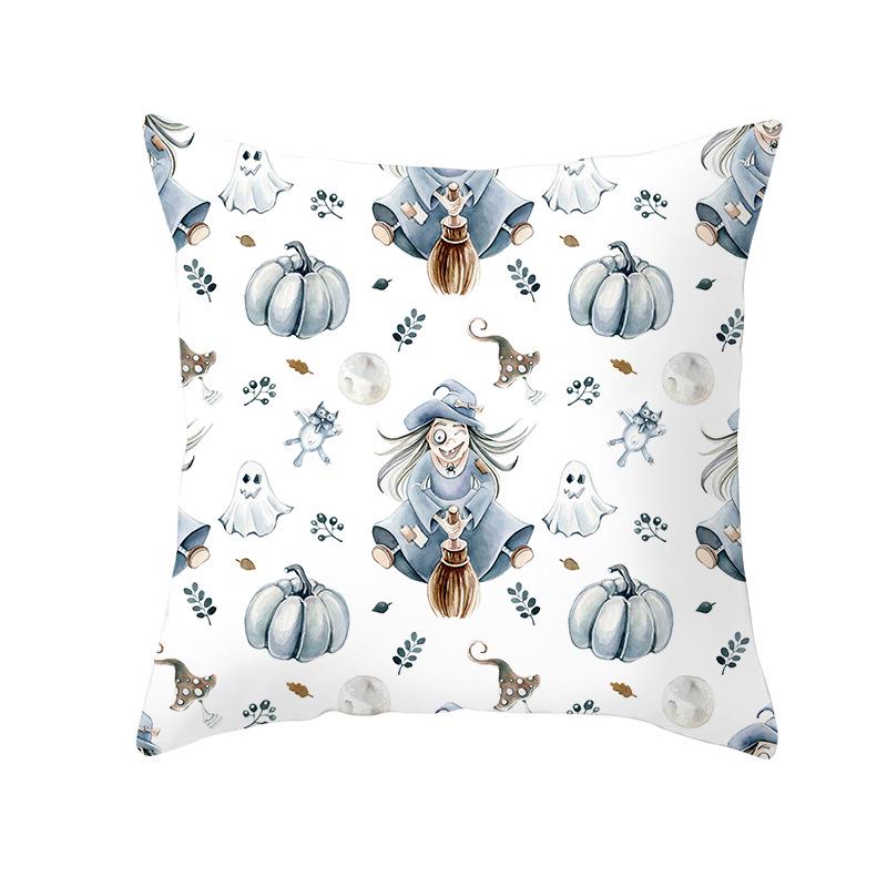 New Halloween Pumpkin Pillow Cover Home Peach Skin Home Decoration Supplies Cushion Waist Pillow Cover