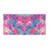 Microfiber Beach Towel Lightweight Pattern Bath Towel Sandproof Beach Blanket Multi-Purpose Towel For Travel Swimming Pool Yoga And Gym Sport