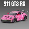 Scale 1:32 911 GT3 RS Panamera Car Model Toy Metal Die-cast Doors Opened Supercar Sound Light Toys Table Top Decoration