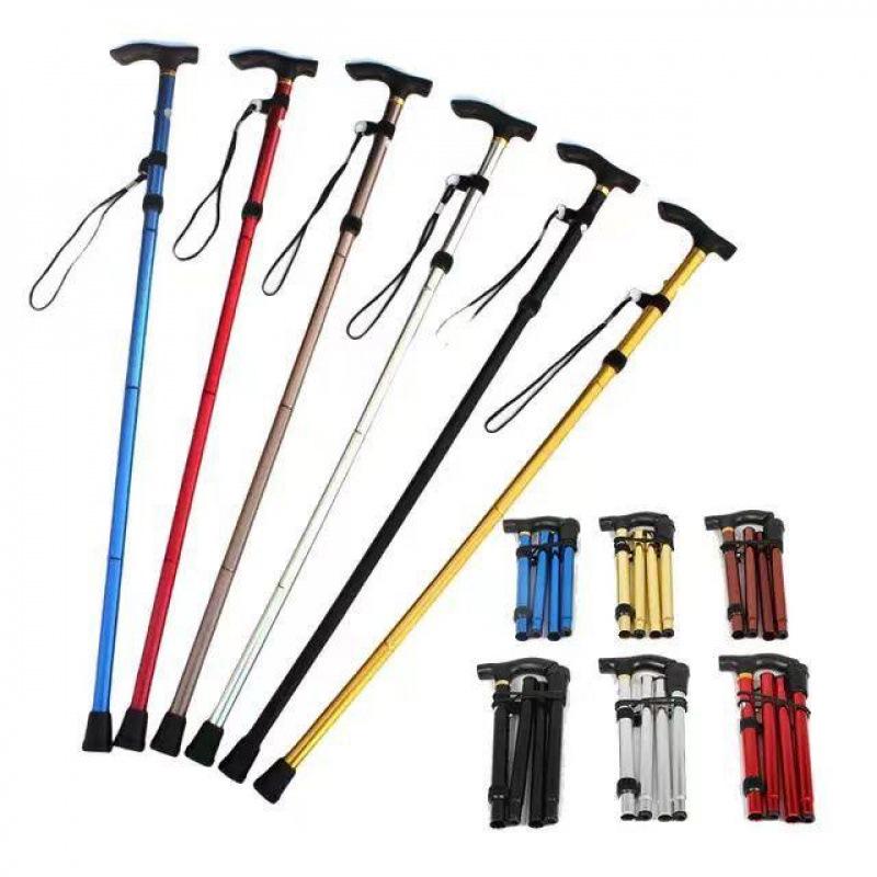 Ultra-Light Telescopic Aluminum Trekking Poles for Hiking & Climbing - Multifunctional for Men & Women