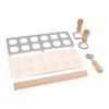 Squares Ravioli Maker Multifunctional Safe 12 Holes Ravioli Stamp Maker Cutter for Cooking