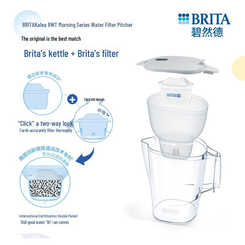 BRITA Kalea XL Water Filter Pitcher CN Plug (adapter Included)