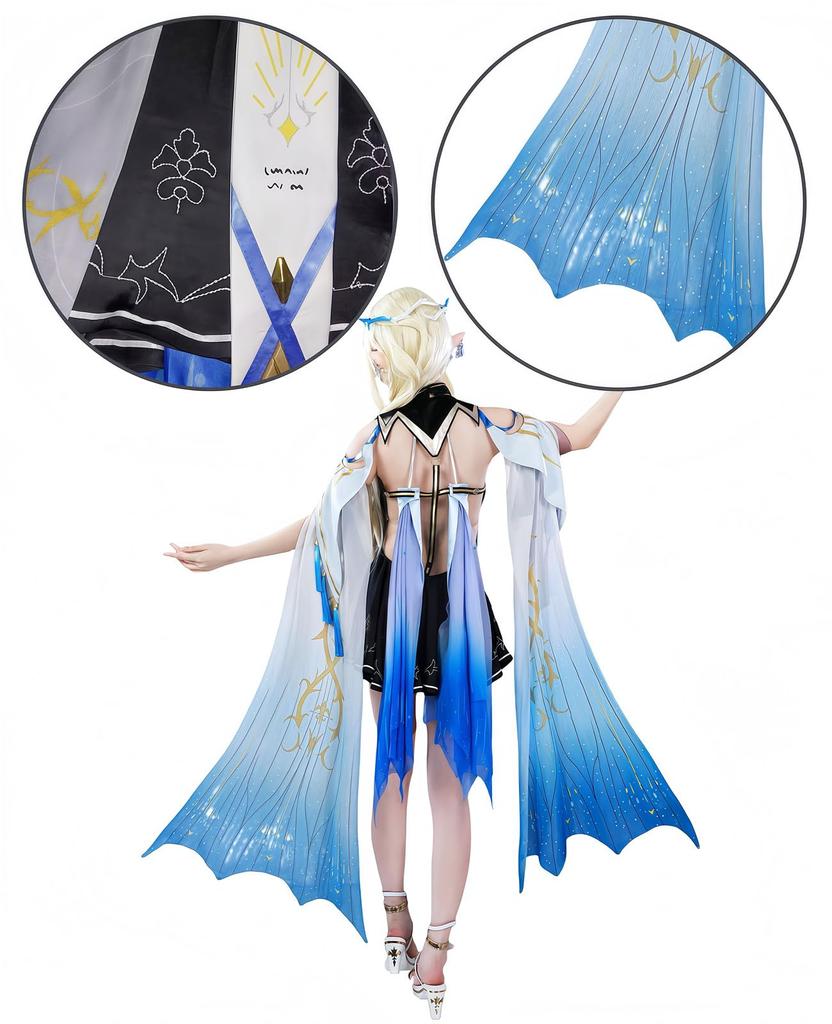 [NOKIJP] Narushio Cosplay Cartesia Cosplay Disfraz Cartesia Meichou Wuthering Waves Meichou Juego Popular Disfraz Sesión de Fotos Cosplay (Cartesia, M)