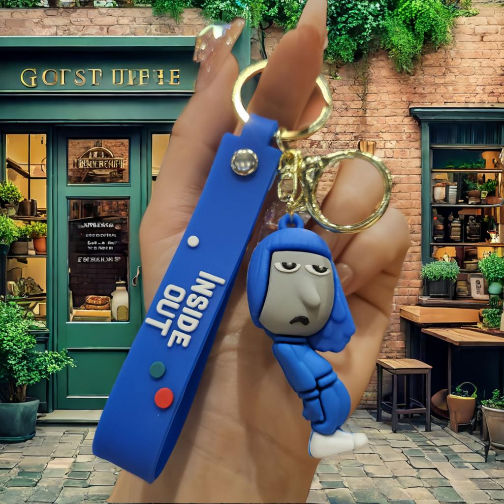 Movie New Brain Secret Service Keychain Dr. Amy Bobir Worry Key Chain Men's and Women's Pendant