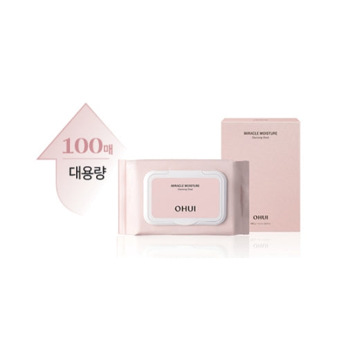 OHUI Miracle Moisture Очищающая салфетка Большая set