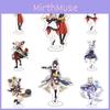 Genshin Impact Acrylic Stand Desktop Decor Featuring Kazuha Venti Klee Hutao Ganyu Paimon For Anime Fans