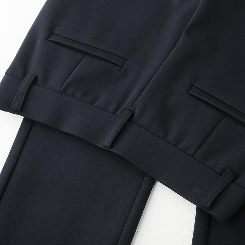 Dámské elastické kalhoty s rovnými nohavicemi - Jaro 2025 Zeštíhlující bavlněné strečové cigaretové kalhoty