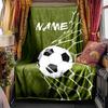 Soccer Ball Net Goal Name Rv Blanketcustomize Your Name Lightweight Comfortable And Stylish Blanket For Rv Travel Bed Home Chair Office Sofa And Rv