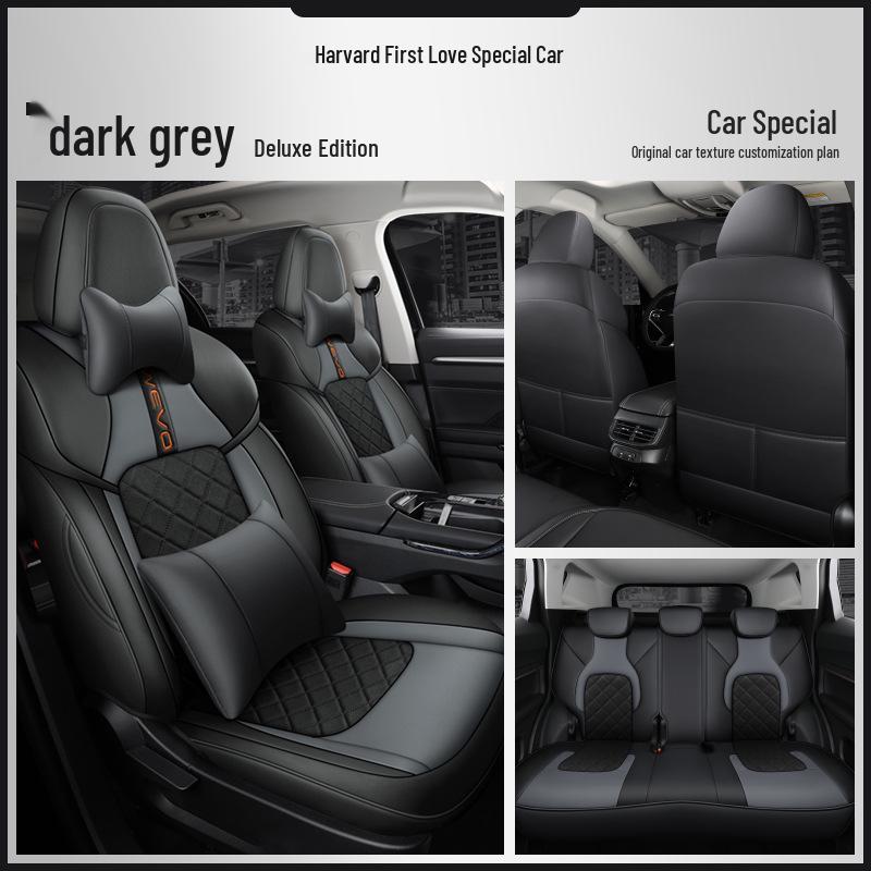CLY Custom Full-Cover Leather Seat Cushion for Haval First Love