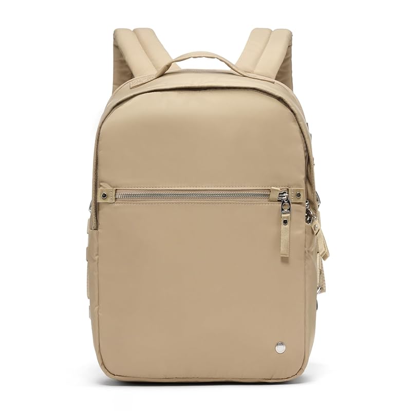 

Pacsafe ladies W 10l anti-theft backpack, taupe, One Size, W10l anti-theft backpack