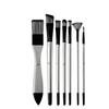 7/9Pcs Portable Painting Brushes Set Wooden Handle Watercolor Drawing Brushes Kits  Drawing Tool
