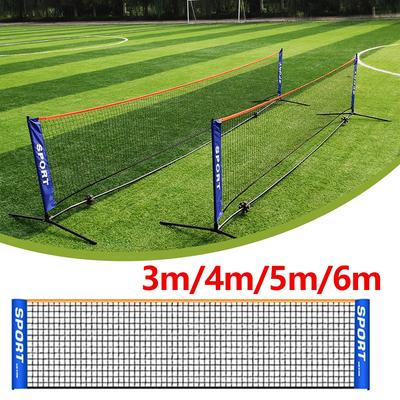 Rede profissional de badminton para áreas internas e externas, padrão esportivo, vôlei, tênis, treinamento, rede quadrada, rede portátil para treinamento esportivo