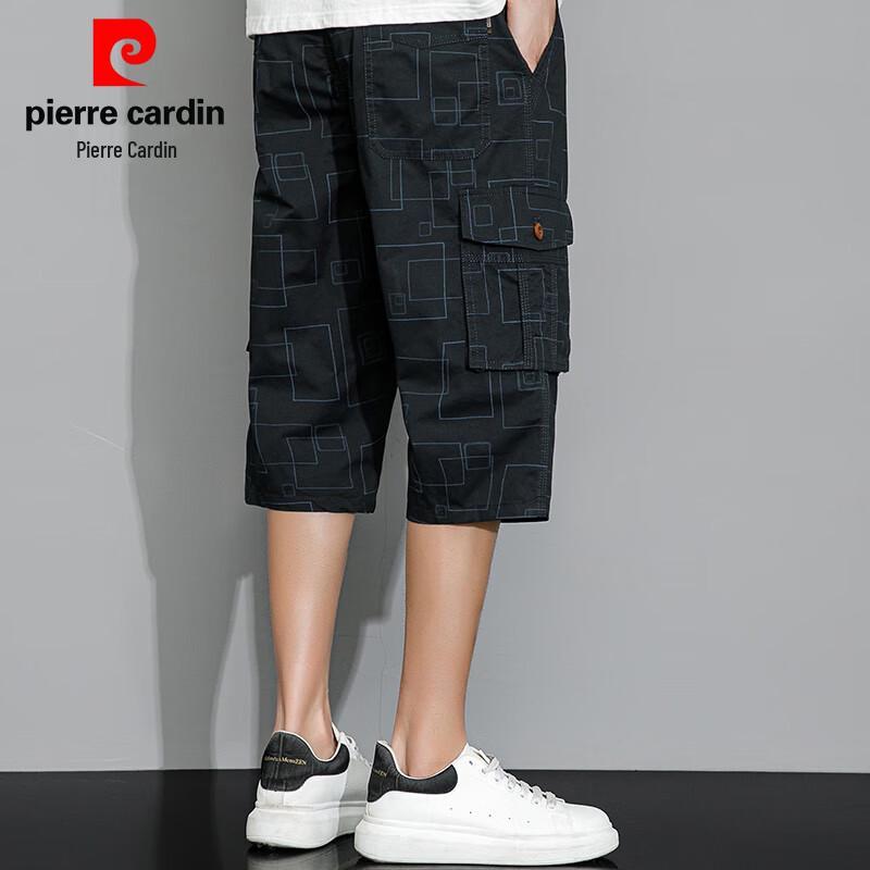 Pierre Cardin Men's 100% Cotton Casual Capri Pants