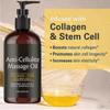 2025 240ml Anti Cellulite Massage Oil with Collagen & Stem Cell, Skin Tightening, Moisturizing Body Essential Oil for Cellulite Reduction