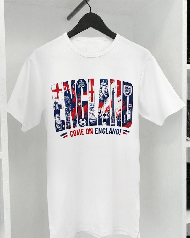 England World Cup 2026 Unisex T-Shirt | Soccer Fan Tee, Travel Football Design S