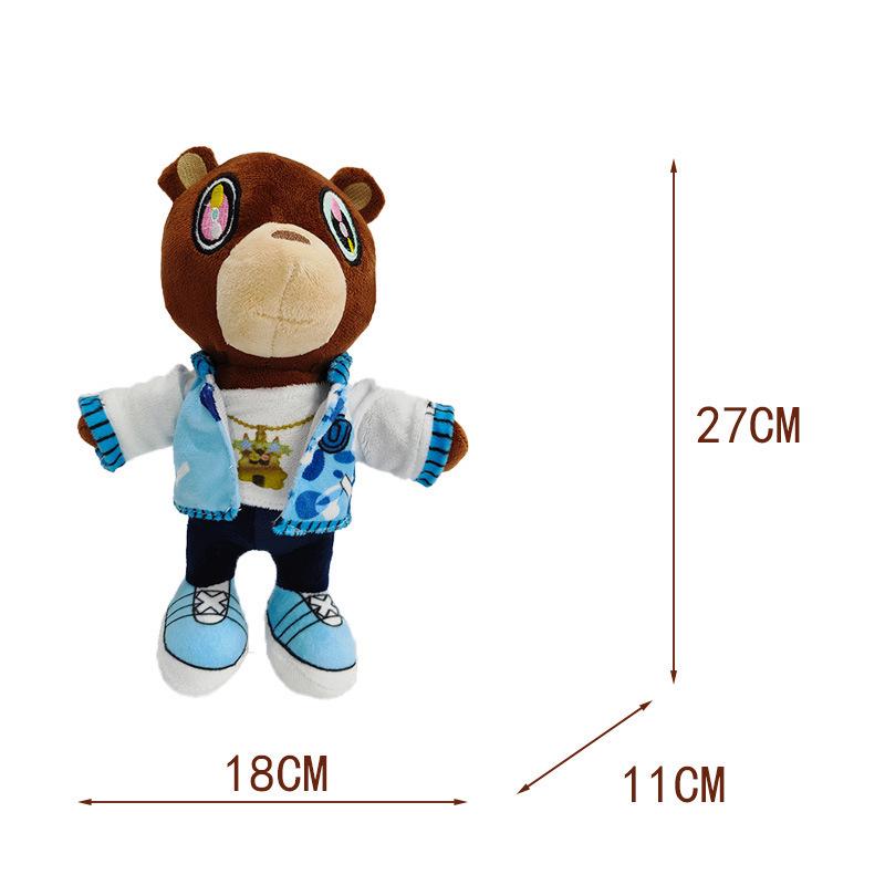 Kanye Style Teddy Bear Plush Toy Doll Standard Packaging