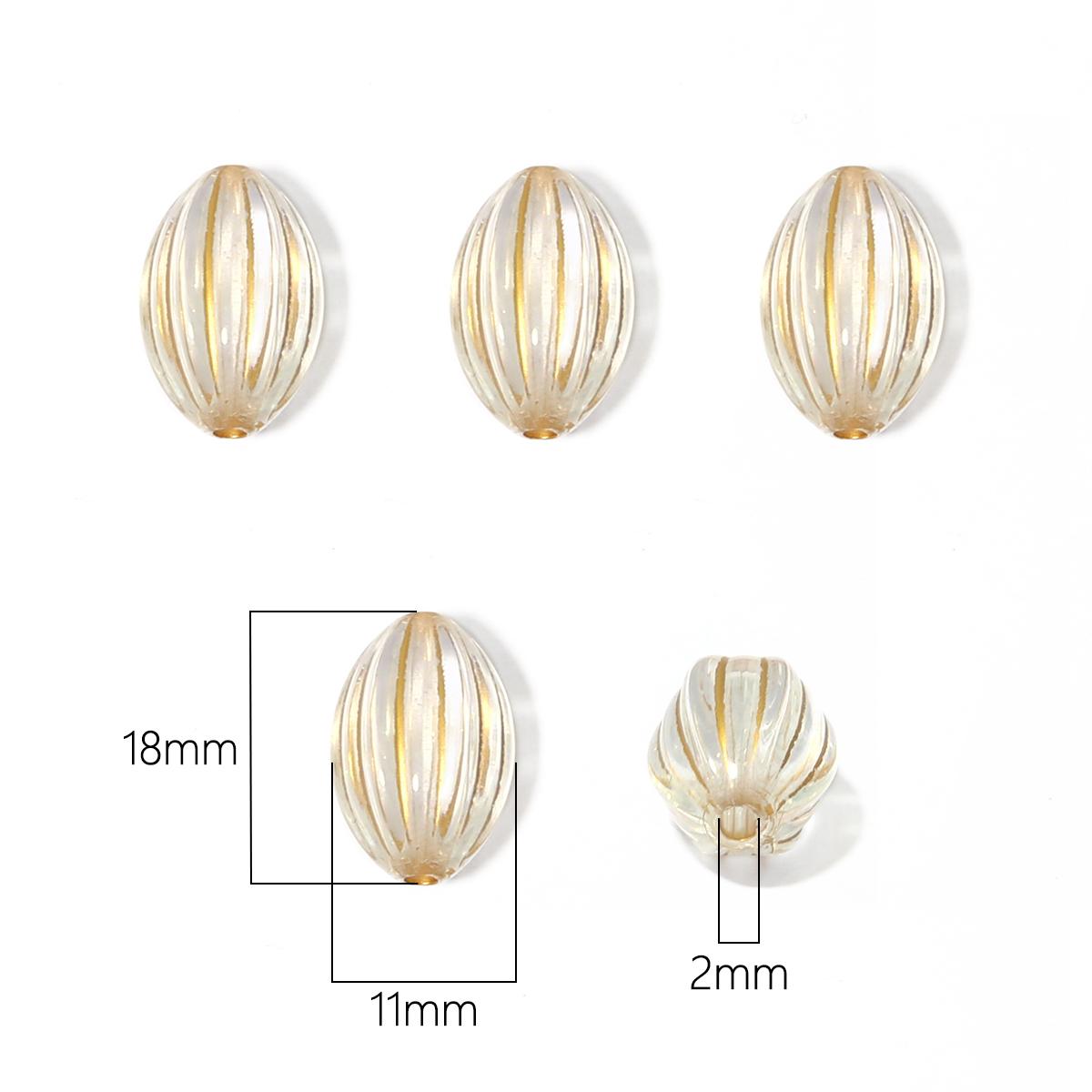 

15-50 шт. изысканные акриловые круглые овальные бусины в стиле барокко с цветком и сердцем, подвески для DIY ювелирных изделий, аксессуары для изготовления ремесел 18x11mm 20pcs