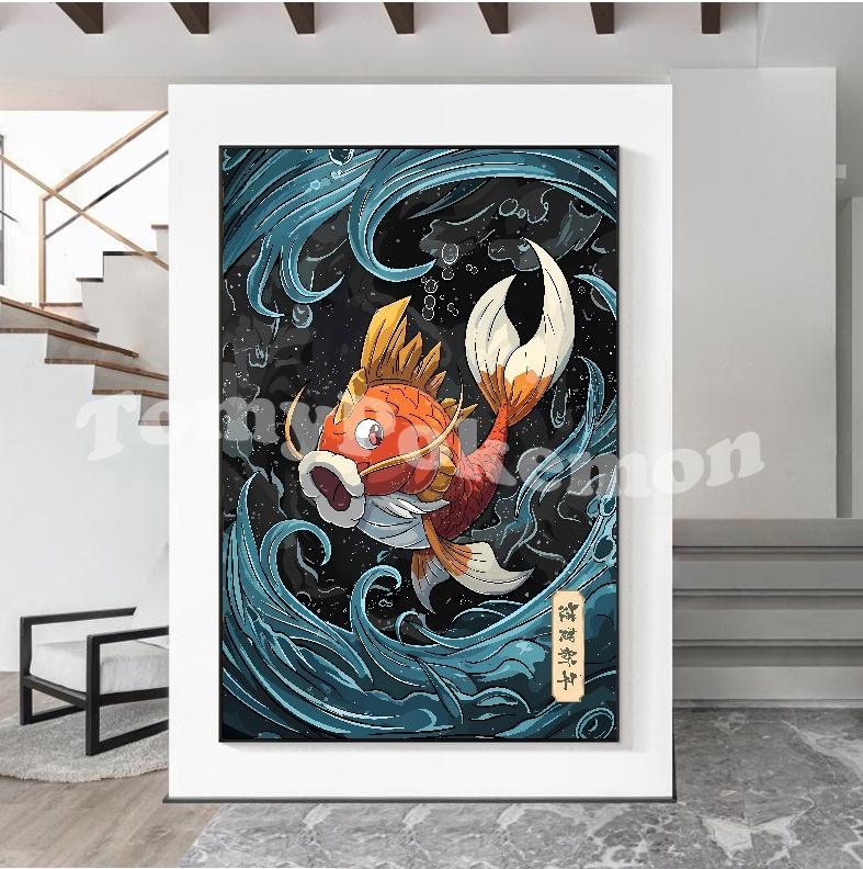 Print On Canvas Charizard Wall Art Home Modern Living Room Friends Gift Decoration Paintings Decorative Aesthetic Poster