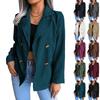 Women S Casual Corduroy Blazer Coat For Daily Wear