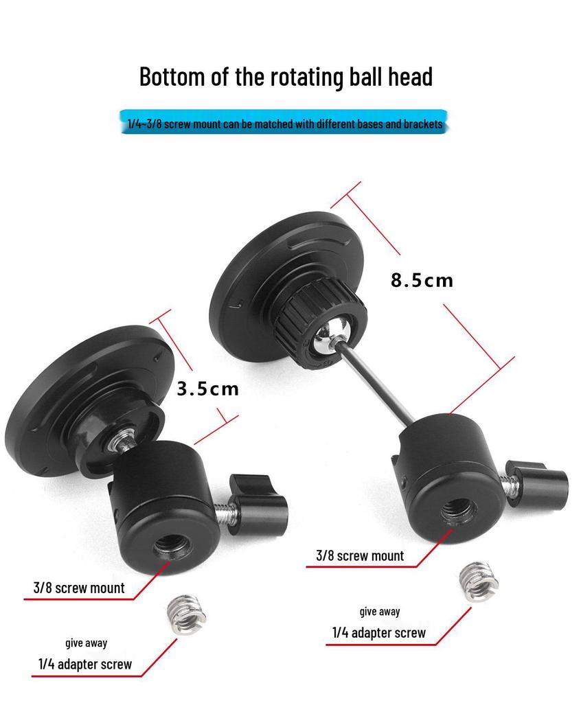 360° Rotating Magnetic Mount for Phones & Tablets - Live Streaming & Car Vent Use