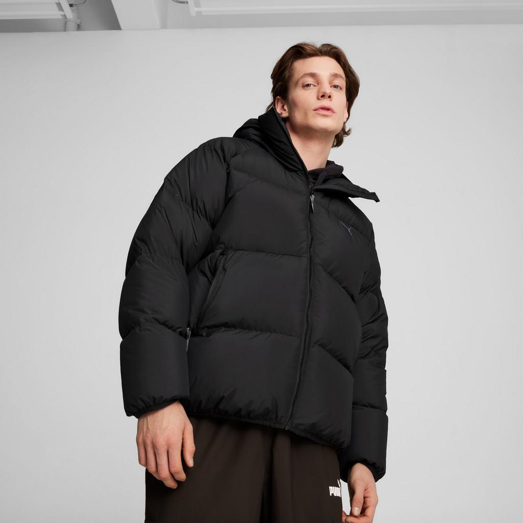 Puma Down Puffer Men' Hooded Jacket Black 62647601 R