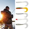 4Pcs Luya Baits Realistic Design 6cm Reel Tail Lifelike Patterns Realistic Swimming Action Lure Freshwater Saltwater Baits