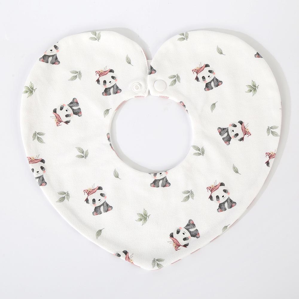 Korean Style Cotton Baby Bib - Double-Sided & Versatile for 0-2 Years