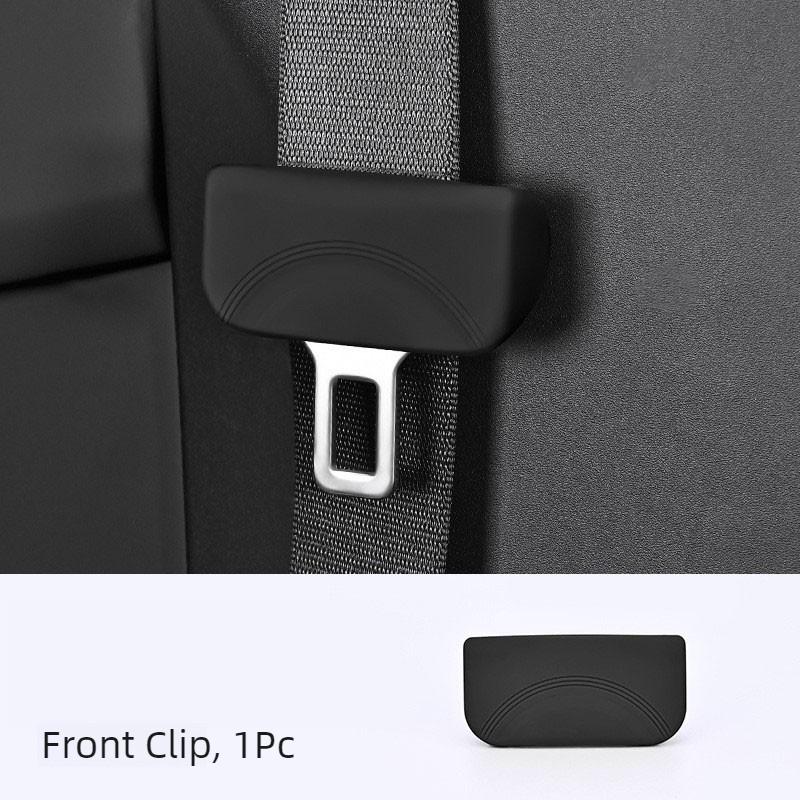 Silicone Universal Car Seat Belt Socket Protective Cover Car Safety Seat Belt Anti-Scratch Cover Button Protective Case