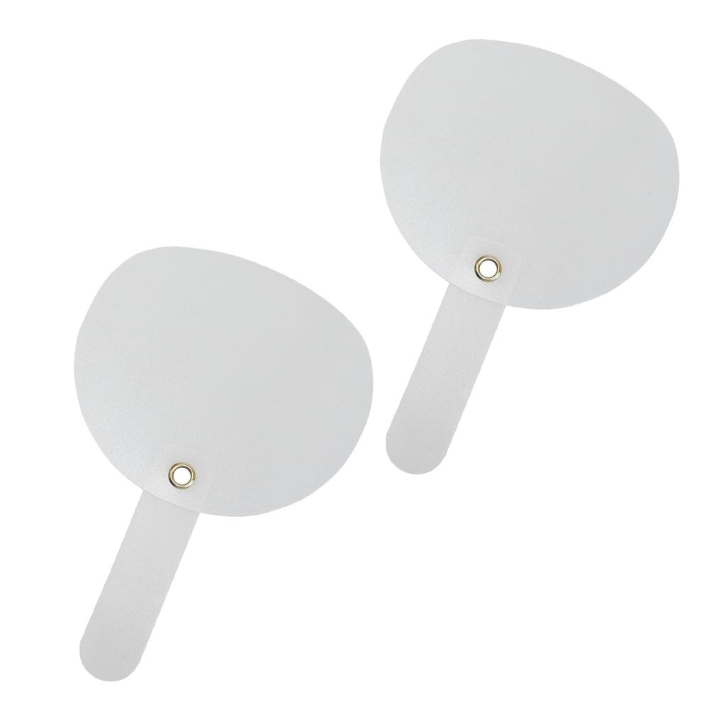 Fine Portable Mini Promotional Decorative Fan of Fan, Size, Item, Handheld, Oshikatsu, Crafts, Semi-Transparent (Pack 2) FIN-1102