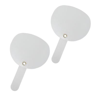 Fine Portable Mini Promotional Decorative Fan of Fan, Size, Item, Handheld, Oshikatsu, Crafts, Semi-Transparent (Pack 2) FIN-1102