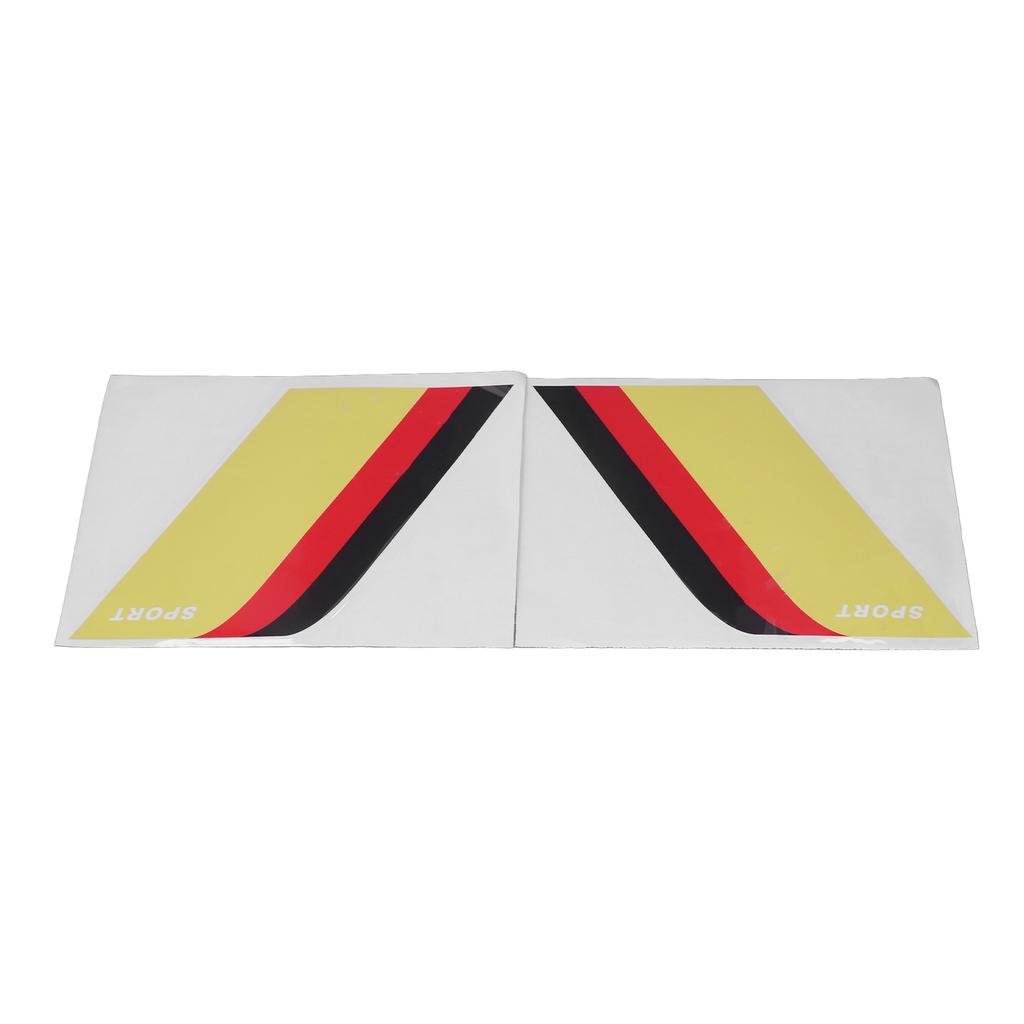2pcs Car Body Sticker Sports 3 Colors Waterproof Decorative Stripe Decals for Vehicles