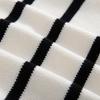 Korean Unisex Kids' Cotton Striped Sweater with Lapel