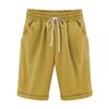 Shorts de verão feminino, bermuda de verão, solta, casual, esportiva, elástica, algodão, perna reta, respirável, moletom