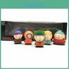 Niedliche 5-teilige South Park Anime-Actionfiguren-Miniaturen mit Stan, Kyle, Eric, Kenny und Leopard