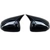 Side Mirror Cap Covers For Mercedes Benz A Class W177 A180 A200 A220 A250 + Black Replace