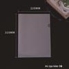 Transparent Waterproof A4 L-Shaped Document Folder with Single Clip