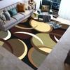 Stylish Geometric lines Washable Modern 3D Printing Carpet Mat for Living Room Bedroom Toilets Home Decoration Rugs